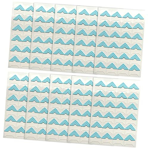 EXCEART Selbstklebende Fotoecken-Aufkleber für Scrapbooking Fotoalbum 10 Blatt-Set Vintage-Stil für Erinnerungsbücher