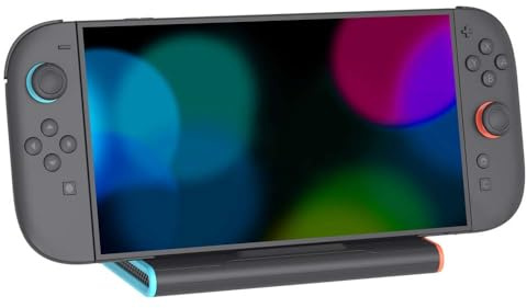 TEHAOUU Station d'accueil compatible avec Nintendo Switch 2, station d'accueil TV portable de rechange avec adaptateur HDMI 4K 60 Hz/port USB/port de type C pour Nintendo Switch 2 uniquement