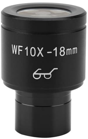 Janasiba Weitwinkel-Okular 18-Mm-Sichtfeld High Augenpunkt 23,2 mm Grenzfläche Biologisches Mikroskopzubehör WF10X