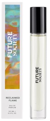 Future Society Reclaimed Flame Perfume - Rich Citrus Eau de Parfum with Notes of Bergamot, Grapefruit & Eucalyptus - Luxury Perfume Inspired by Africa's Wildflower - Modern Unisex Fragrance - 9.5ml