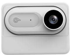 Opatiny Fotocamera magnetica con batteria a lunga durata, 1080P HD impermeabile, per sport all'aria aperta, IPX7, per ciclismo e immersioni, design compatto, dimensioni pollice, bianco