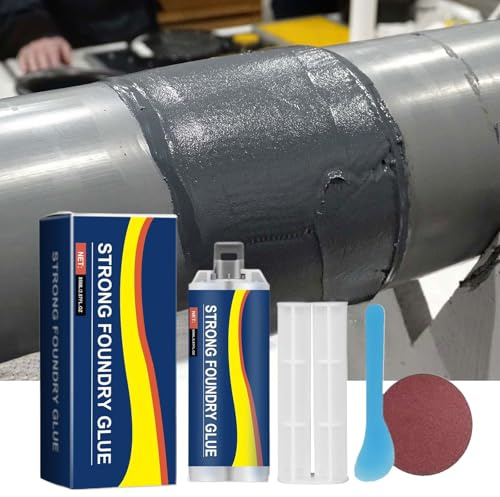 Metallkleber,Klebstoff für Metall,Kaltschweißmasse für Metalle,AB Glue Magic Welding Glue,Metallkleber Hitzebeständig, Magischer Schweißkleber,Starker Kleber zur Verklebung von Metall (1pc, 85ml)