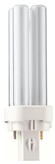 Philips Master PL-C 10W Compact Florescent Bulb Warm White (3000k) 2 Pin