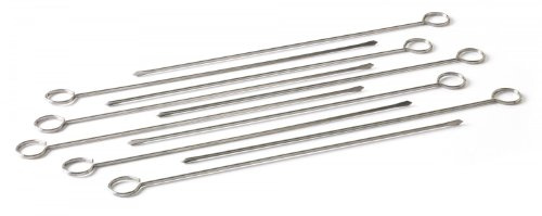 Barbecook 2230210000 - Pinchos para brochetas (10 unidades) 3x3x33 cm