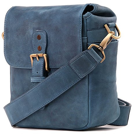 MegaGear Unisex Genuine Leather Camera Messenger Bag Gepäck- Kuriertasche (1er Pack)