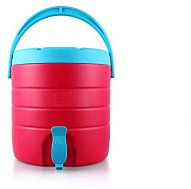 GHKWXUE Seau Isolation Seau à Glace Lait Commercial thé Seau de Grande capacité avec Robinet Riz Bucket thé for Le Lait Tea Shop/Restaurant/Cantine/École 15L / 20L (Color : Red, Size : 15L)