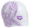 ARENA Herren Arena Sirene Silicone Long Hair Swim Cap for Women Badekappe, Cecilia White, Einheitsgröße EU