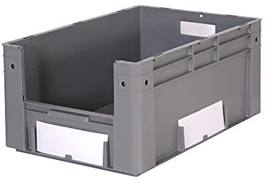 Provost Bac gerbable à ouverture frontale qualité alimentaire gris 51L - 60 x 40 x 27cm