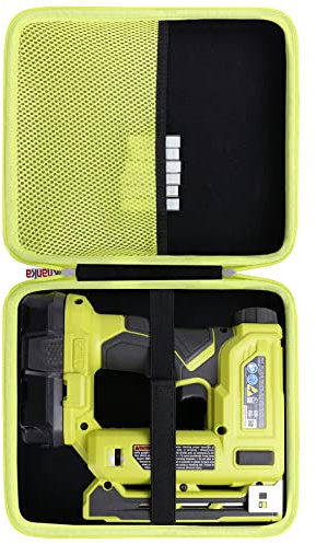 Khanka Hard Storage Case Replacement for Ryobi 18-Volt ONE+ Cordless Compression Drive 3/8 in. Crown Stapler P317, Case Only