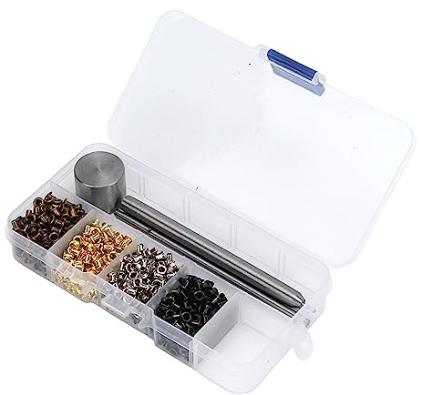 Mini œillets, bricolage 2 mm en cuivre plaqué œillets en métal pour vêtements pour chaussures pour sacs
