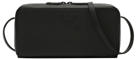 LIEBESKIND BERLIN Umhängetasche Lou Small Pebble Crossbody Black schwarz