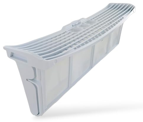 DEKAROX Filtro de pelusa para AEG Electrolux 136601901/4 1366019014 325 x 310 x 75 mm, bolsa de filtro de plástico blanco para secadora como EDC EDE EDP ZDC ZDP