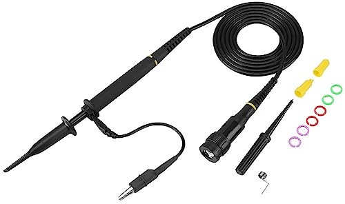 ANKROYU Oscilloscope Probe, P4100 100X High Voltage Probe 2KV Universal Oscilloscope Probe 100MHz Bandwidth Minigrabber Test Leads Kit, Digital Oscilloscope Probe