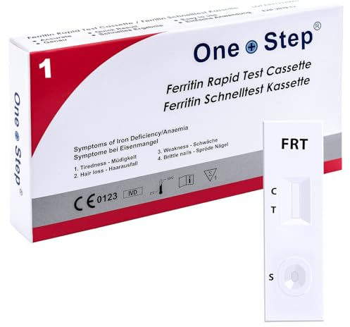 One+Step Eisenmangel Selbsttest - Komplettes Selbsttest Set zur Früherkennung von Eisenmangel - 1 Stück
