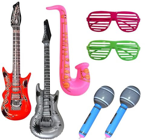 Accessori Per Oggetti Di Scena Per Barche Gonfiabili A Nastro Da 7 Pezzi Accessori Per Oggetti Di Scena Per Barche Gonfiabili Per Chitarra Accessori Per Decorazioni Per Feste