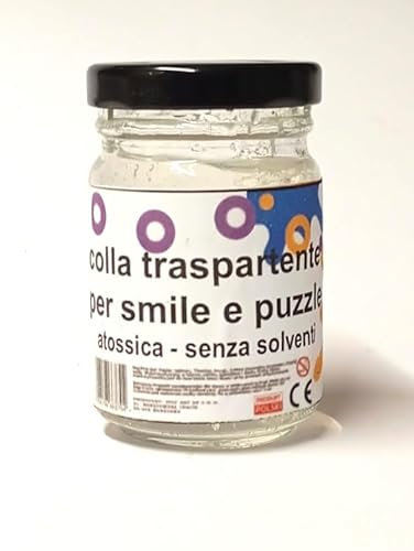 Colla Trasparente in Gel per Smile e Puzzle, 100 ml, Atossica Senza Solventi