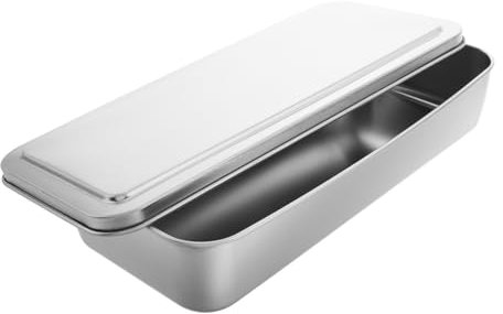 POPETPOP Tortiera In Acciaio Inox Tortiere Tortiera Con Coperchio Teglia Con Coperchio Teglia In Metallo Con Teglie Per Forno Tostapane In Metallo Per