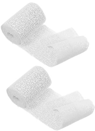 SMASOLO 2 Rollos De Tela Moldeadora Kit De Yeso Para Moldear Vendas Para Cosplay Tela De Yeso Para Moldear El Vientre Kit De Moldeo Tiras De Yeso Para Manualidades Gasa De Yeso Para