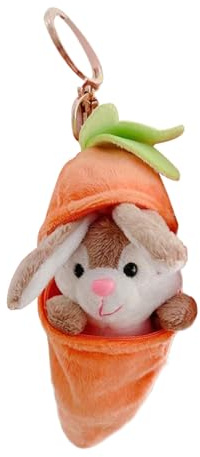 Peluche Lapin Doux - Porte-Clés En Peluche De Lapin Mignon | Pendentin Doux Hypoallergénique Fille Activité Célébration de Pâques