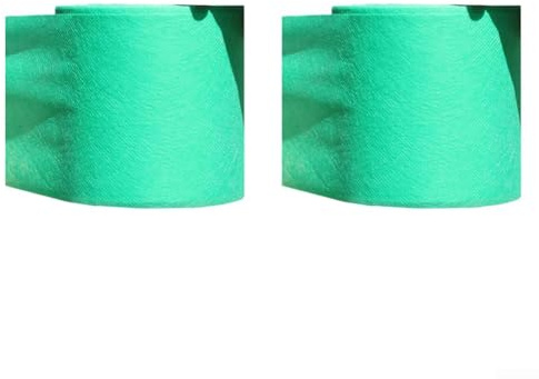 2 x 50 m Baumschutzgürtel für junge Bäume, schützt Rinde vor Frost, Sonneneinstrahlung und Tierschäden im Freien (grün)