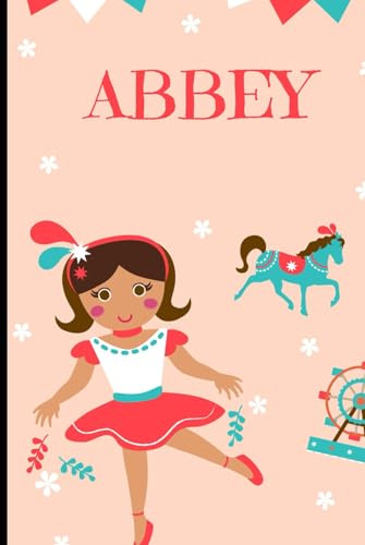 QUADERNO PER ABBEY: QUADERNO A RIGHE PER ABBEY - PERSONALIZZATO PER IL NOME ABBEY - IDEALE PER LA SCUOLA E I COMPITI - BEL DISEGNO - REGALI PER BAMBINI