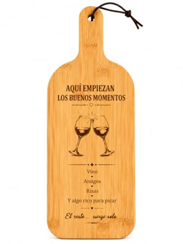 Tabla de cortar de bambú para cocina, tabla de madera para quesos