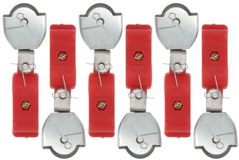HANABASS Kabelzug Umlenkrolle 6er Set Seilrolle Aus Metall Für Industrie und Baustellen Tragfähigkeit Hoch