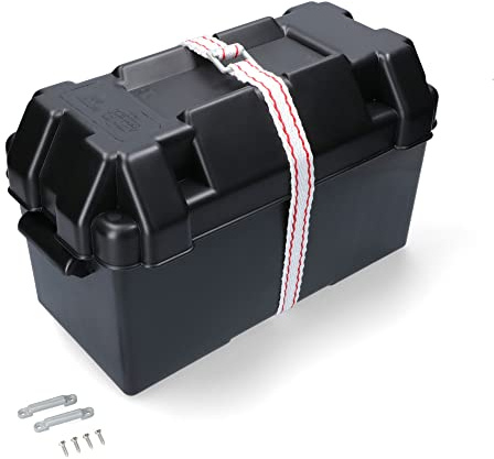 Boote & Yachten Kantschuster Batteriekasten 390 x 177 x 195 mm schwarz