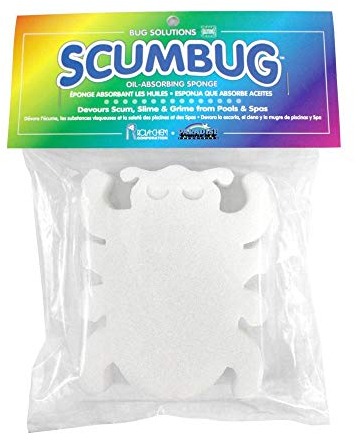 Official 'Perfect Pools' Scum Bug Hot Tub and Swimming Pool Oil Absorbing Sponge