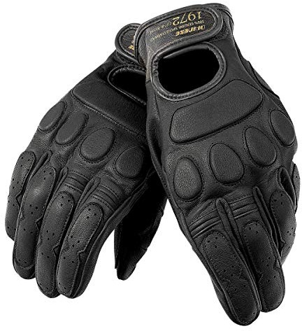 Dainese - Blackjack Unisex Gloves, Moto Guantes de Cuero para Verano, Estilo Retro Vintage, Clásico, Guantes Moto Hombre y Mujer, Elásticos, Reforzados y Transpirables