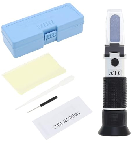OriGlam 4-in-1 Car Adblue Urea Refractometer Battery Fluid Ethylene Propylene Glycol ATC