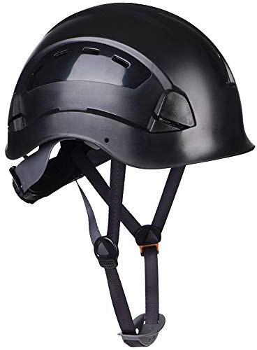 UNINOVA Safety Hard Hat - ANSI Z89.1 Approved Helmet Adjustable - 6-Point Ratchet Suspension, Perfect for Construction (02Black)
