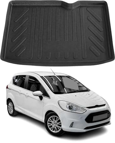 OMAC Kofferraumwanne für Ford B-Max 2012-2017 TPE Schwarz | Laderaumwanne, Kofferraummatte, Allwetter, fahrzeugspezifisches Produkt, wasserdicht