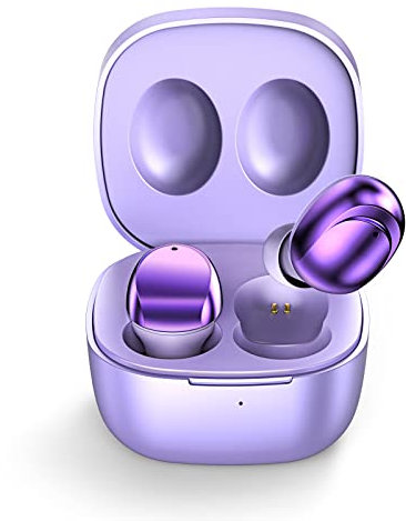 ELOVEN Écouteurs sans fil avec basses profondes - Son stéréo Bluetooth 120H - Écouteurs sans fil avec cache-oreilles (S/M/L) pour Samsung S24/S23/S22/S21 Ultra Z Flip 5/4/3/Fold 5/4 A53 iPhone 17/16
