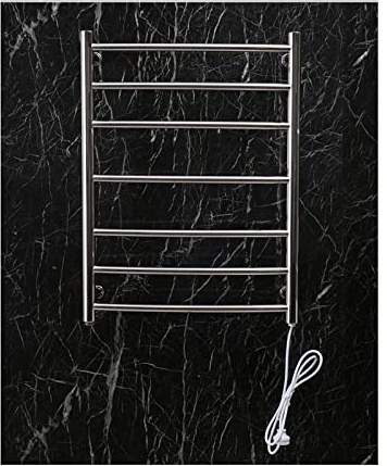 WRJAHCG Termoarredo Bagno,Scalda Bagno da Muro Asciuga Elettrico Portatile 65w Termosifoni Elettrici Basso Consumo Scaldasalviette Elettrico con Termostato 700mm*520mm*125mm