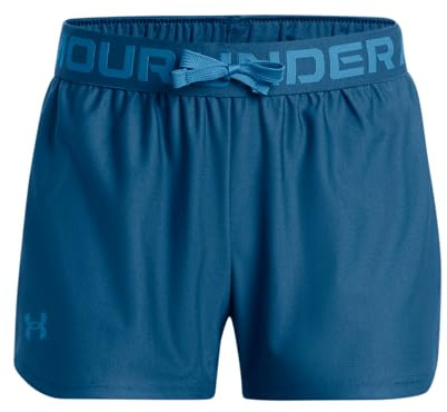 Under Armour Play Up Solida shorts för flickor, (426) Varsity blå//kosmisk blå, S