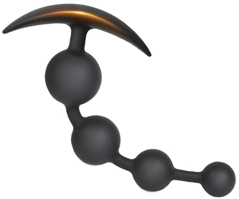 2023-Neu Analplug Buttplug Analkugeln Analkette,mit 4 Anal Beads,Anal Dildo Anal Plug,Anal Spreizer Anus Masturbator,Butt plug Anal Hook,SM Analspielzeuge Anal Toy,Sex Spielzeug Beide (M，4 Beads)