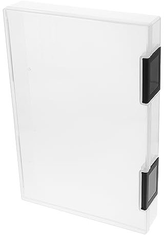 STOBOK Aktenbox Aus Kunststoff Für Dokumenten-organizer Platzsparende Aufbewahrungsbox Tragbarer Aktencontainer Für Büro Oder Zuhause