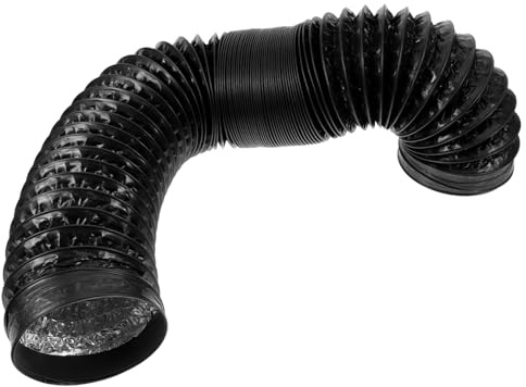 UKCOCO 2m Aluminum Foil Ducting Duct Hose for Kitchen Ventilation Dryer Vent Hose Kit Long
