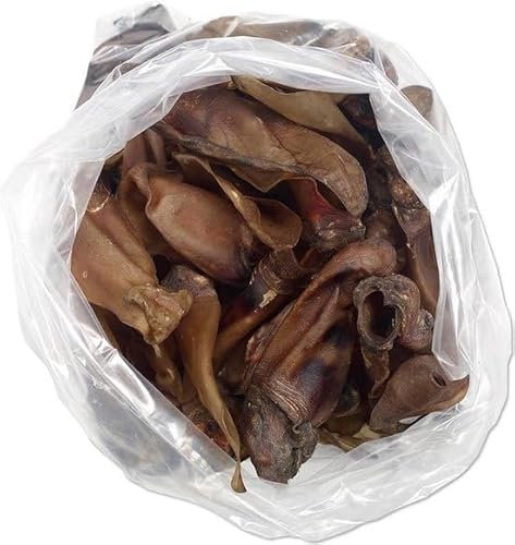 25 x Rinderohren XL - Natürlicher Snack Hund Glutenfrei Rinderohr Kaunack Hunde Snack