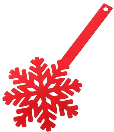 KITANDOVE Schneeflocken-Flagge Für Briefkästen Dekorativer Eisenaufsatz Zur Verschönerung Wetterfest Und Langlebig Installieren Für Weihnachtszeit