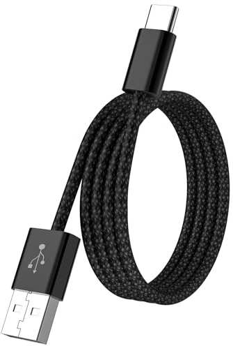Flätad Carplay-kabel för iPhone 16 15 m 18 W 3 A flätad bilkabel för Apple CarPlay och Android Auto, USB till USB C-datakabel för Samsung A55 A54 A15 A34 A25