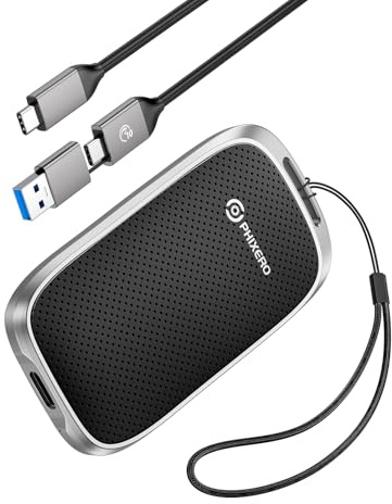PHIXERO SSD portátil de 1 TB negro