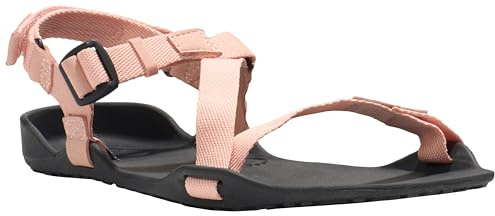 Xero Shoes Women's Z-Trek Barefoot Hiking Sandals, Pink Sand, 7