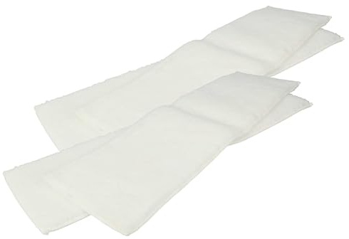 vhbw 4X Panno Compatibile con Kärcher SC 2 Deluxe EasyFix Premium Scopa a Vapore - Panno Morbido per Pavimenti 40,5 x 11,15 x 0,3cm