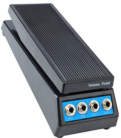 Gitarrenvolumen -Pedal, Dual Channel Stereo Volumen Pedal Expression Einzeleffektor für E -Gitarre