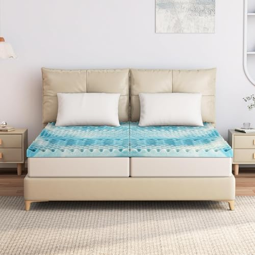 EGO Home Topper 140x200cm, 7cm Höhe 7 Zonen matratzen Topper aus Schaumstoff, CertiPUR EU Zertifiziert, matratzentopper 140x200cm Ohne Bezug für Boxspringbett Matratzen Schlafsofa