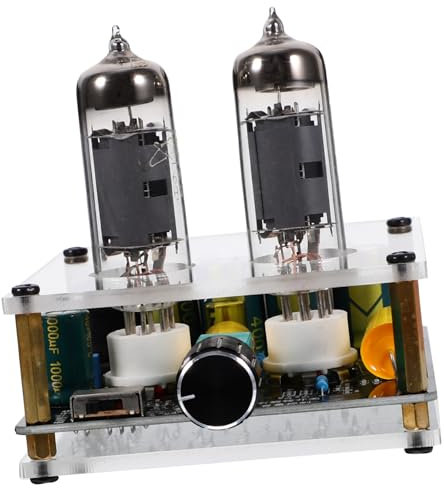 LIFKICH Preamplificatore Valvolare 6k4/6a2 Per Giradischi Audio Hi-fi, Preamplificatore Stereo a Valvole Fai Da Te Compatto Per Home Theatre, Eliminazione Rumore Per Audio Pulito e Coinvolgente