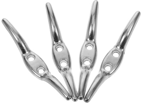 HAMPPLIES 4Pcs Metal Blind Cord Cleats Window Cord Safety Hooks Rope Winders for Corded Blinds Accessories for Bedroom Living Room Office Bathroom