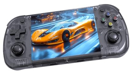 BAFUIE Console de Jeux Retros Portable R36H Pro MAX, Console avec Émulateur et 22 000+ Jeux 25+ Émulateur, Système Linux, Écran HD de 4,2 pouces, Joystick 3D, Batteries de 3000 mAh